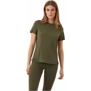 T-Shirt Björn Borg Women Borg T-Shirt Olive Night-XS