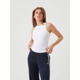 Bjorn Borg Ace Rib Tank Pocket Trainingstop Wit Dames
