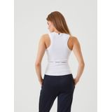 Bjorn Borg Ace Rib Tank Pocket Trainingstop Wit Dames