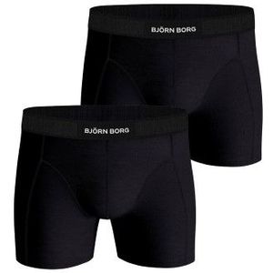 Björn Borg 2-pack heren boxers - Lyocell - Tencell boxershort maat S  - Zwart