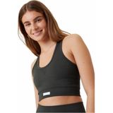 Björn Borg - Studio Low Seamless - Sport BH - Peat - Lichte Ondersteuning