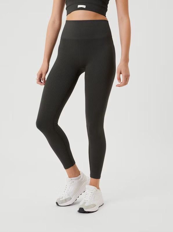 Bjorn Borg - Studio Seamless Rib Tights - Sportlegging - Dames - Peat