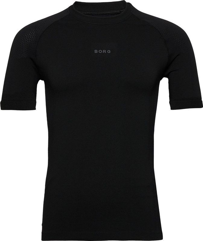 Björn Borg - Borg Running Seamless T-Shirt - Zwart - Sportshirt
