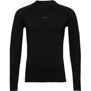 Björn Borg - Borg Running Seamless Ls T-Shirt - Longsleeve - Zwart - Gerecycled Polyester
