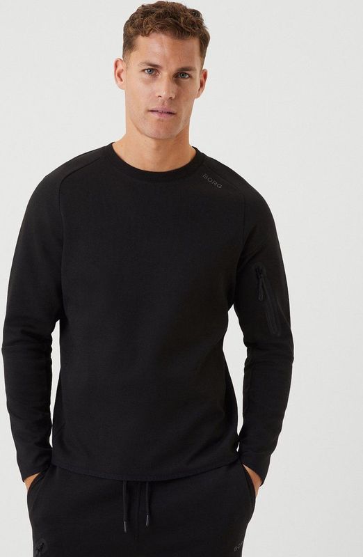 Bjorn Borg tech sweat crew, zwart