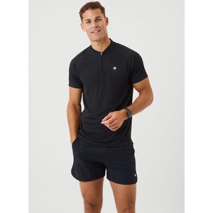 Björn Borg - Ace Performance Zip Polo - Zwart - Katoen