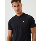 Björn Borg - Ace Performance Zip Polo - Zwart - Katoen