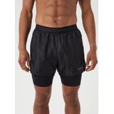 Björn Borg - Borg Running Shorts - Korte Sportbroek - Zwart - Gerecycled Polyester