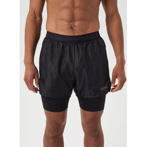 Björn Borg - Borg Running Shorts - Korte Sportbroek - Zwart - Gerecycled Polyester