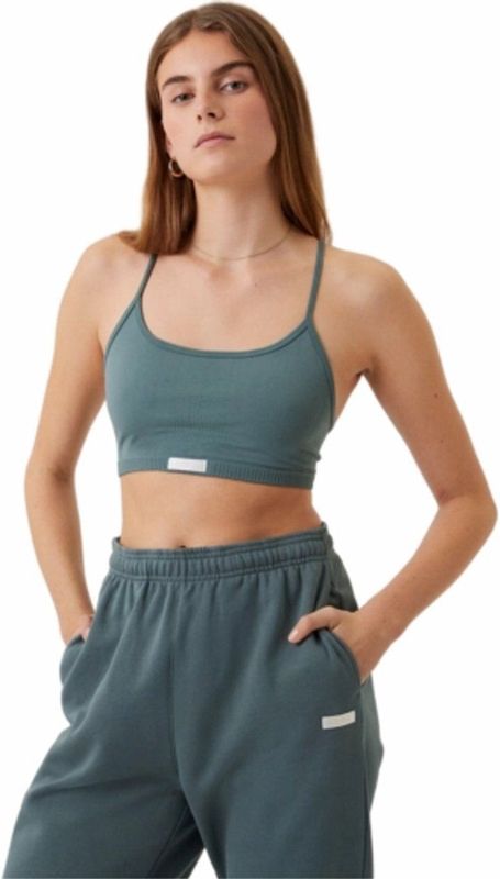 Björn Borg - Studio Seamless Spaghetti Strap Bra - Balsam Green - Sport BH