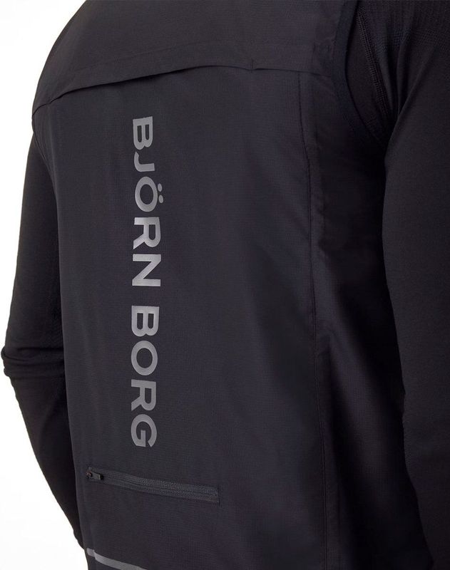 Vest Björn Borg Men Borg Running Vest Ripstop Black Beauty