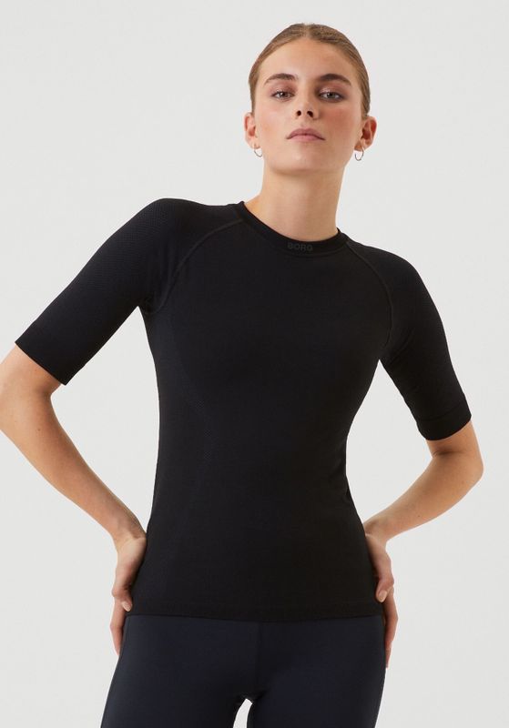 Bjorn Borg - Running Seamless T-shirt - Zwart - Dames