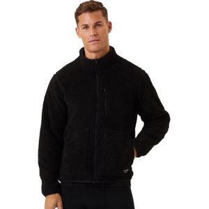 Björn Borg - Centre Pile Fleece Jacket - Zwart - Fleece