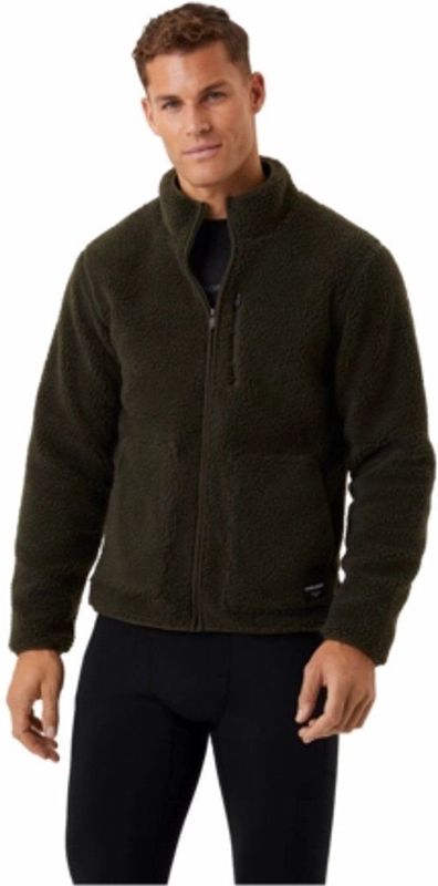 Björn Borg - Men Centre Pile - Fleece Jacket - Forest Night