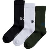 Björn Borg - Core Crew - Enkelsokken - Set van Drie - Zacht Gebreide Polyamide