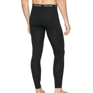 Bjorn Borg - Merino Wool Blend Long John - Thermobroek - Zwart - 84% Polyester, 10% Merino Wol, 6% Elastaan
