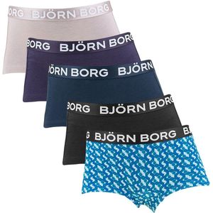 Björn Borg - Core Minishorts - Boxershorts - Zwart - 5-pack - Stretchkatoen