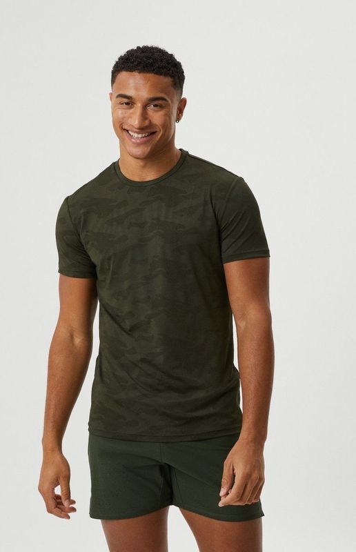 Bjorn Borg - Borg Performance - T-shirt - Donkergroen - Regular Fit