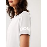 Bjorn Borg - T-shirt - Off White - Dames - Regular Fit