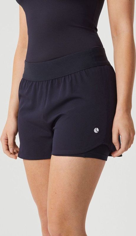 Tennisbroek Björn Borg Women Ace Shorts 2 In 1 Night Sky-S