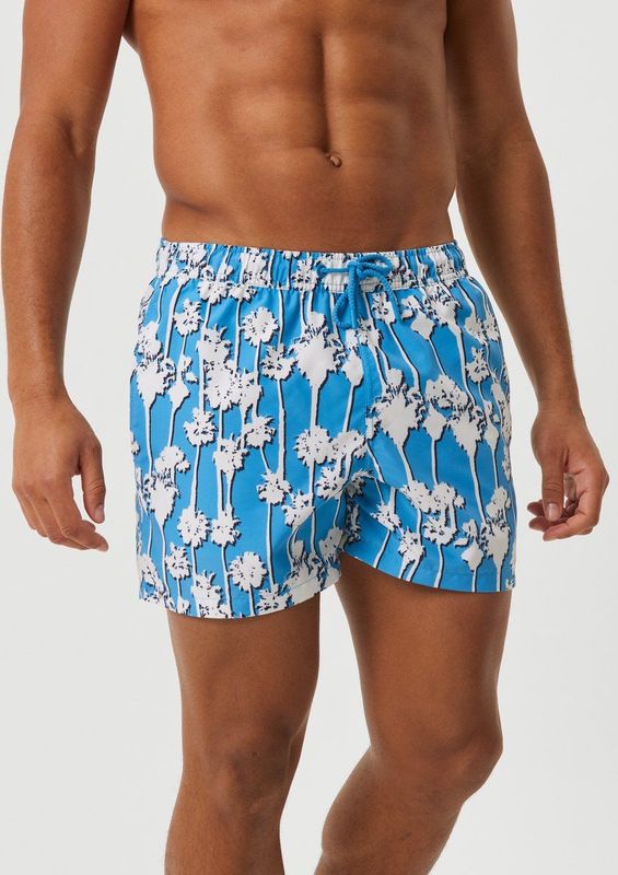 Borg Print Swim Shorts