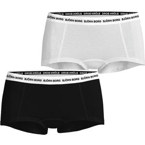 Bjorn Borg 2-pack dames boxershorts - Core Logo - Katoenen dames onderbroeken  - Wit