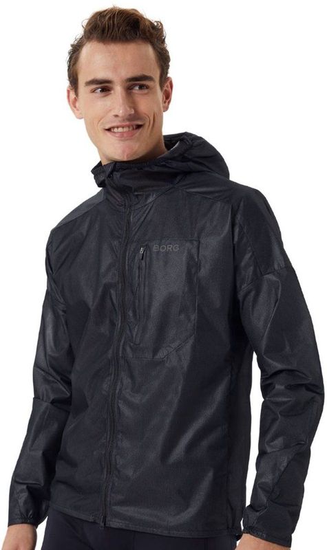 Björn Borg - Borg Running Jacket - Hardloopjack - Slim-fit - Windbestendig - Waterafstotend