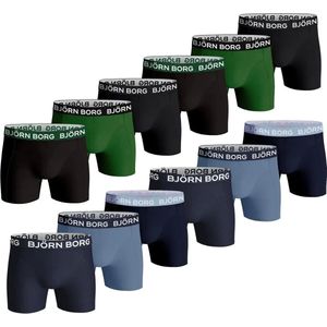 Bjorn Borg 12 pack heren boxershort Colour Coded heren onderbroek Katoenen heren ondergoed