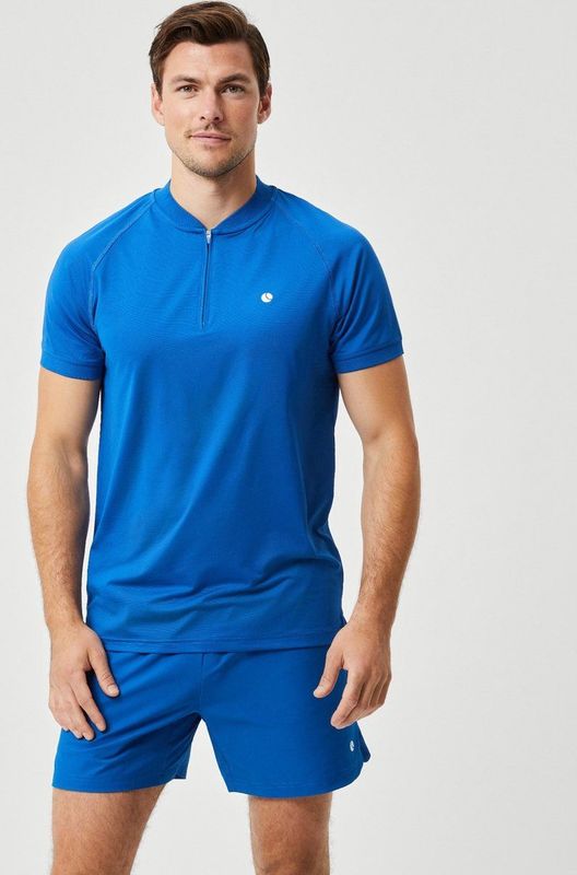 Bjorn Borg Ace Performance Zip Polo, blauw