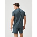 Björn Borg - Ace Performance Zip Polo - Petrol - Technisch Materiaal