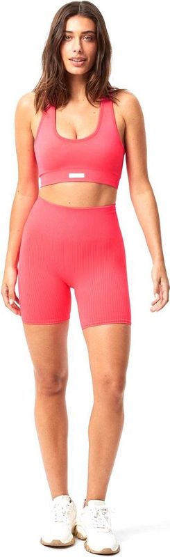 Bjorn Borg Dames Studio Seamless Rib Shorts - Roze