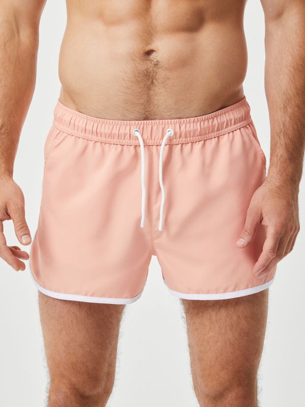 Björn Borg - Borg Retro - Zwemshorts - Coral Almond - 100% Polyester