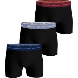 Björn Borg Cotton Stretch boxers - heren boxers normale lengte (3-pack) - multicolor
