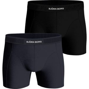 Björn Borg - Boxershorts - Zwart/Blauwgrijs - 95% Lyocell - 2-Pack