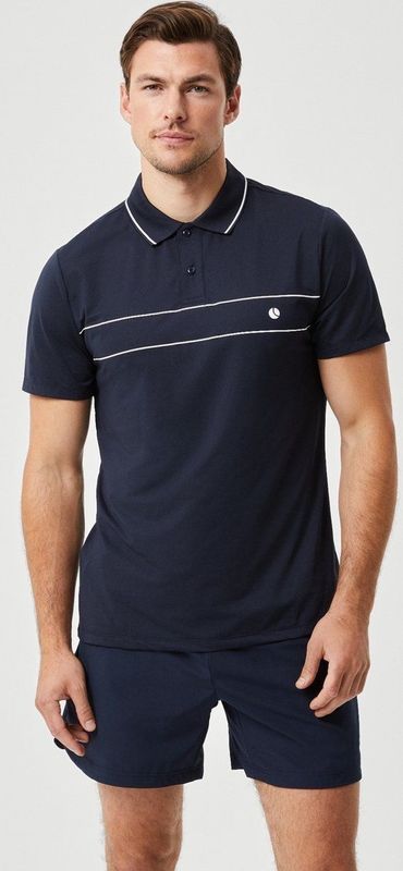 Björn Borg - Ace Light Polo - Blauw - Pique Katoen - Korte Mouwen