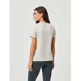 Bjorn Borg - T-shirt - Beige - Dames - Regular-fit - Gerecycled Polyester