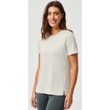 Bjorn Borg - T-shirt - Beige - Dames - Regular-fit - Gerecycled Polyester