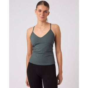 Björn Borg - Studio Rib Strap Tanktop - Groen - Gerecycled Materiaal