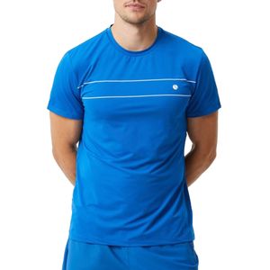 Björn Borg - Ace T-shirt Stripe - Heren Sportshirt - Gerecycled Polyester