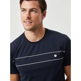 Björn Borg - Ace T-Shirt - T-shirt - Gestreept - Gerecycled Polyester