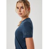 Björn Borg Dames Borg Training Shirt- Donkerblauw - Maat L