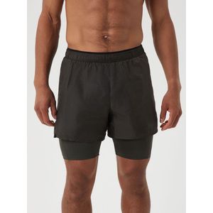 Bjorn Borg Running Shorts 2 In 1, heren broek kort, blauw