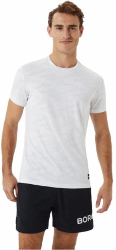 Björn Borg - Performance - Sportshirt - Brilliant White - Gerecycled Polyester
