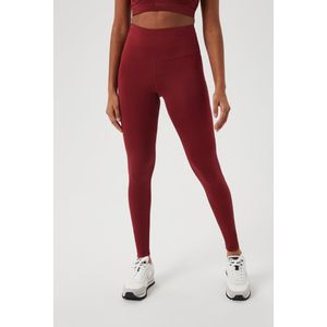 Björn Borg Logo Tight Dames Sportlegging - Rood- Maat L