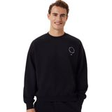 Bjorn Borg - Borg Oversized Sweater - Zwart - Katoen, Polyester