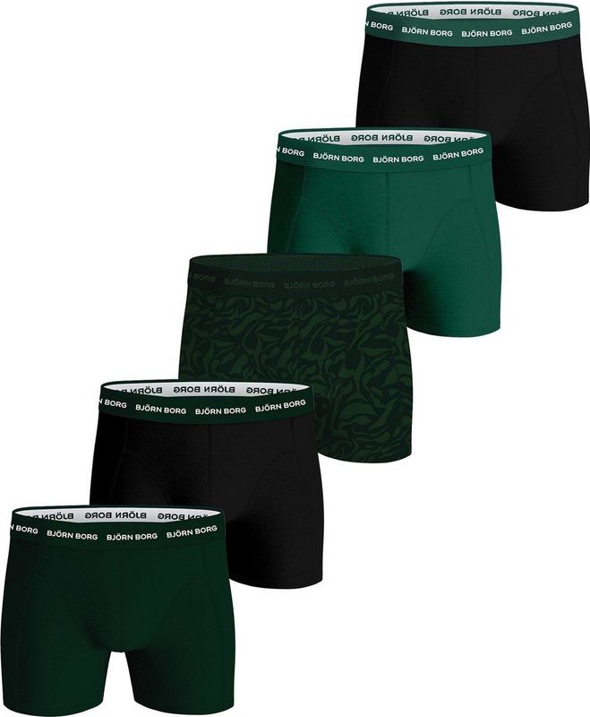 Bjorn Borg - Cotton Stretch - Boxershorts - Multicolor - 5-pack