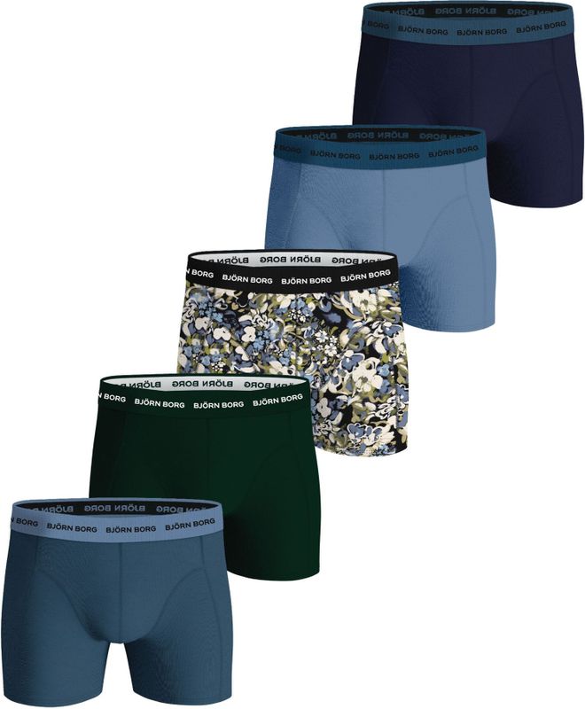 Bjorn Borg - Cotton Stretch - Boxershorts - Multicolor - 5-pack