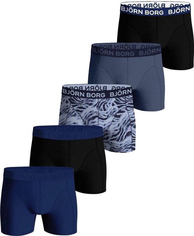 Björn Borg - Cotton Stretch Boxer 5-pack - Boxershorts - Multi