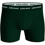 Bjorn Borg - Cotton Stretch Boxershorts 3-pack - Zwart, Donkergroen & Print