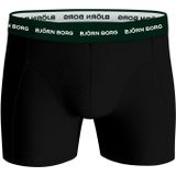 Bjorn Borg - Cotton Stretch Boxershorts 3-pack - Zwart, Donkergroen & Print